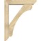 Ekena Millwork Legacy Slat Rough Sawn Bracket w/ Offset Brace, Douglas Fir, 6"W x 30"D x 38"H BKT0604X30X38LEC06RDF - alternate 2